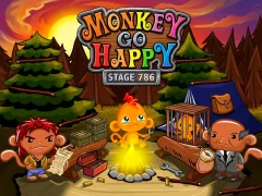 Monkey Go Happy Stage 786 — online hra zdarma