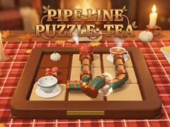 თამაში Pipe Line Puzzle: Tea ონლაინ