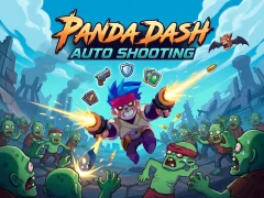 Panda Dash Auto Shooting — free online game