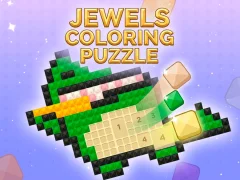 Jewels Coloring Puzzle — online hra zdarma