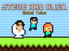 Steve and Alex Skibidi Toilet — free online game