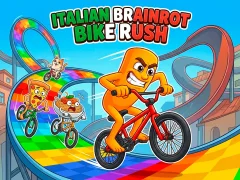 Peli Italian Brainrot Bike Rush verkossa
