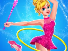 Gymnastic SuperStar Girls Dress Up — free online game