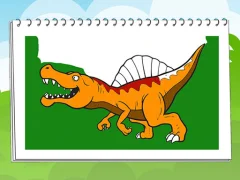 Coloring Book Dinosaurs — free online game