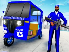 Police Auto Rickshaw Taxi — free online game