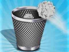 Trash Toss Paper Flings — free online game