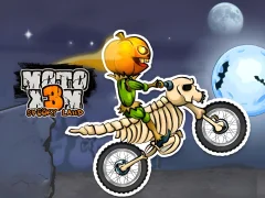 Moto X3M Spooky Land — free online game