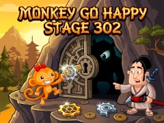 Monkey Go Happy Stage 302 — lojë online falas