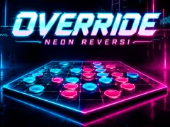 Override Neon Reversi — lojë online falas