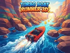 Logħba Turbo Boat Runner 3D onlajn