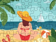 Summer Beach Jigsaw — free online game