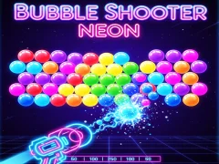 Bubble Shooter Neon — free online game