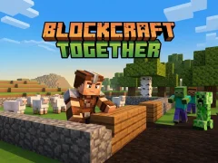 Jwèt BlockCraft Together sou entènèt