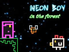 Neon Boy in the forest — free online game