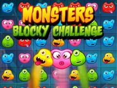 Igra Monsters blocky challenge spletu
