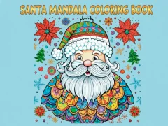 Santa Mandala Coloring Pages — free online game