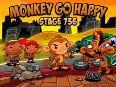 Гульня Monkey Go Happy Stage 736 онлайн