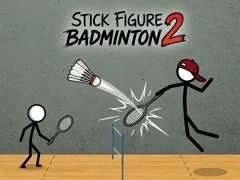 Stick Figure Badminton 2 — gratis onlinespel