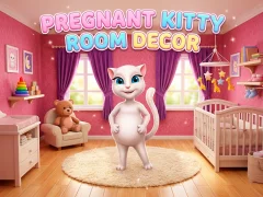 Trò chơi Preganat Kitty Room Decor trực tuyến