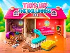 Logħba Tidy Up the Dollhouse onlajn