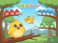 Bird Sort — online hra zdarma