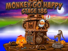 Monkey Go Happy Stage 186 — безкоштовна онлайн гра