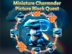 Miniature Charmander Picture Block Quest — free online game