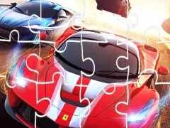 Racing Crash Jigsaw — δωρεάν online παιχνίδι
