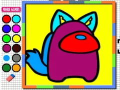 Among Us Coloring Fun — free online game