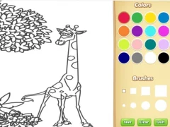 Jungle Animals Coloring Book for Kids — free online game