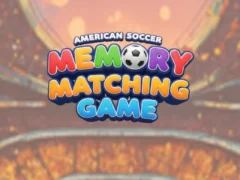 American Soccer Memory Matching Game — free online game