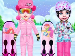 Baby Taylor Skiing Dress Up — free online game