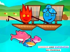FireBoy And WaterGirl Go Fishing — free online game