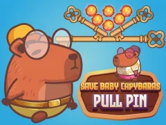 თამაში Save Baby Capybaras Pull Pin ონლაინ