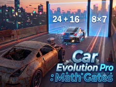 Car Evolution Pro : Math Gates — безкоштовна онлайн гра