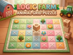 Logic Farm: Animal Grid Puzzle — free online game