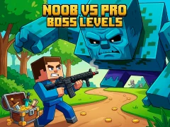 Noob vs Pro Boss Levels — nemokamas žaidimas internete
