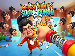 Crazy Aunty: Slap & Punch — δωρεάν online παιχνίδι