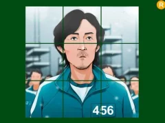 Squid Game Player 456 Sliding — free online game