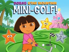 Dora The explorer Dora's Star Mountain Mini-Golf — darmowa gra online