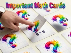 თამაში Important Math Cards ონლაინ