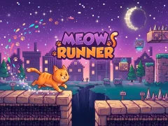 Cluiche Meow Runner ar líne