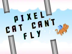 Pixel cat can't fly — free online game