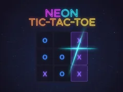 Mäng Neon Tic-Tac-Toe Internetis