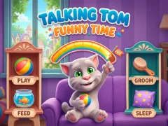 Talking Tom Funny Time — free online game