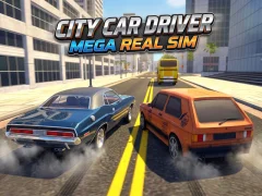 City Car Driver Mega Real Sim — मुफ्त ऑनलाइन गेम