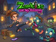 Zombies Eat My Stocking เกมออนไลน์ฟรี