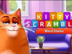 Kitty Scramble Stack Word — δωρεάν online παιχνίδι