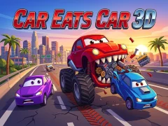 Car Eats Car 3D — juego gratis online