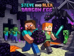 Steve and Alex Dragon Egg — free online game